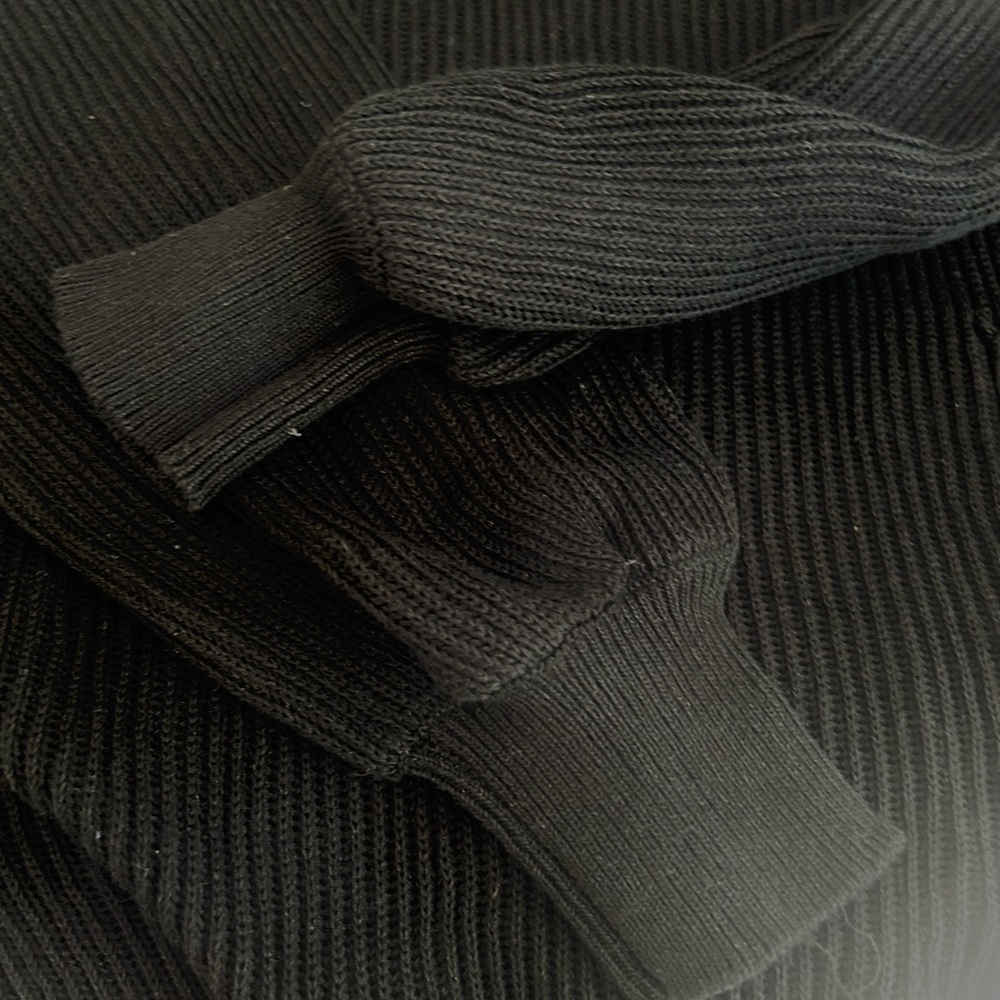 Free People Charcoal Ribbed Button-Up Top - Picture 6 of 9